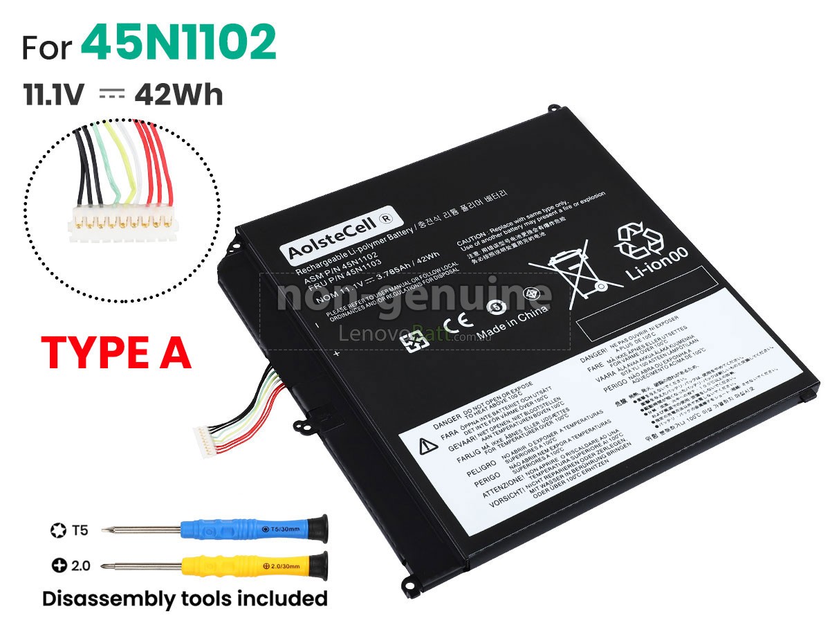 battery for Lenovo ThinkPad HELIX 3698