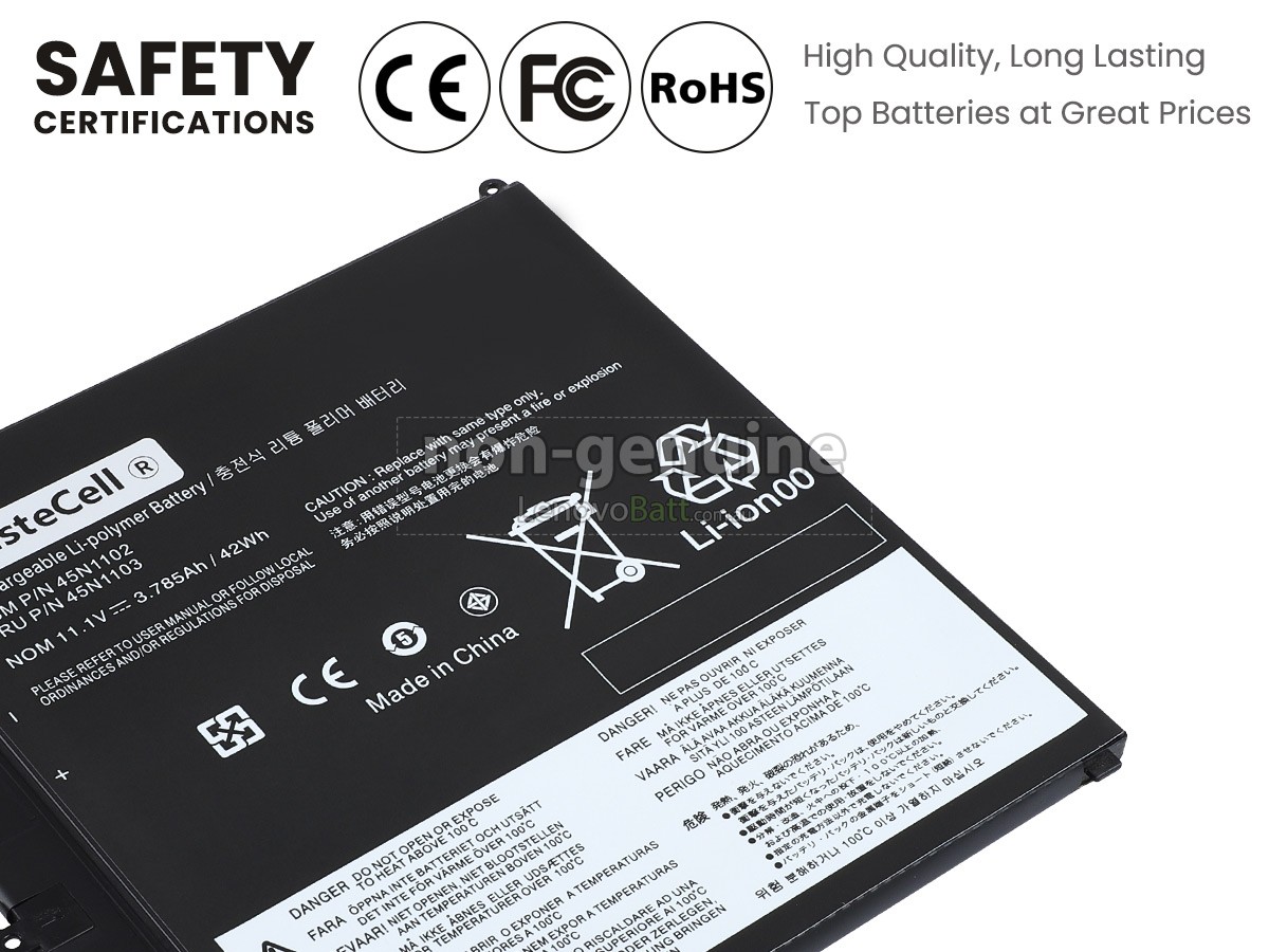 battery for Lenovo ThinkPad HELIX 3698