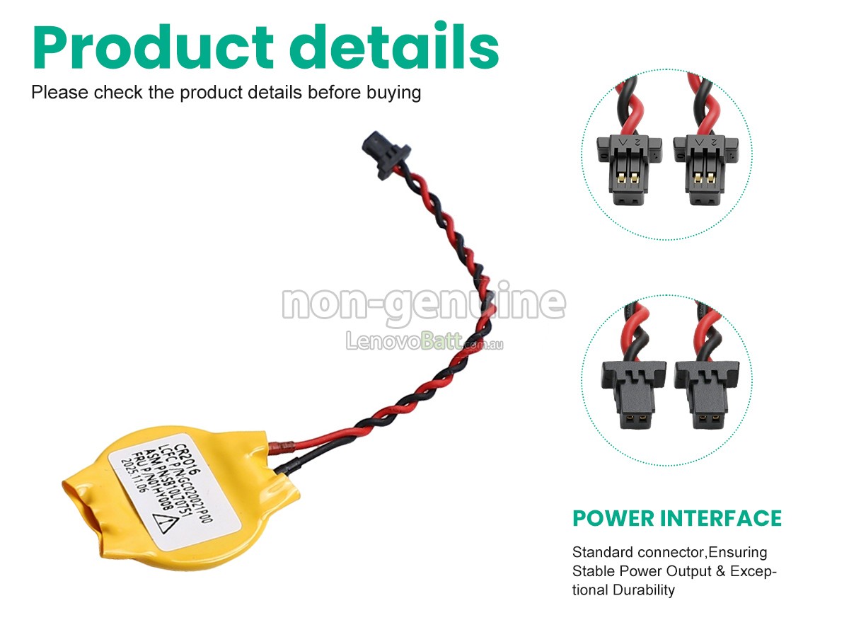 battery for Lenovo CR2016