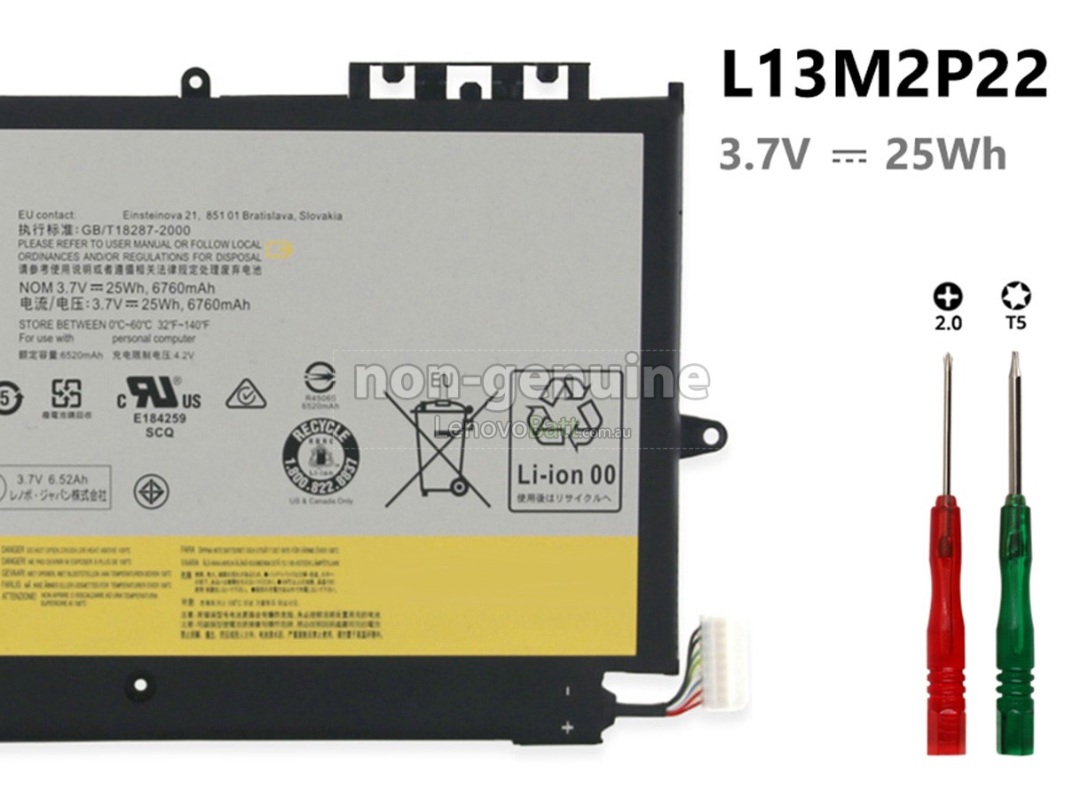 3.7V 25Wh battery for Lenovo MIIX 3 10