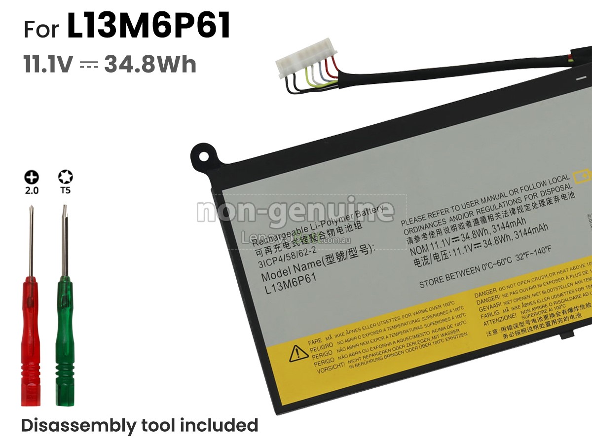 battery for Lenovo L13S6P61