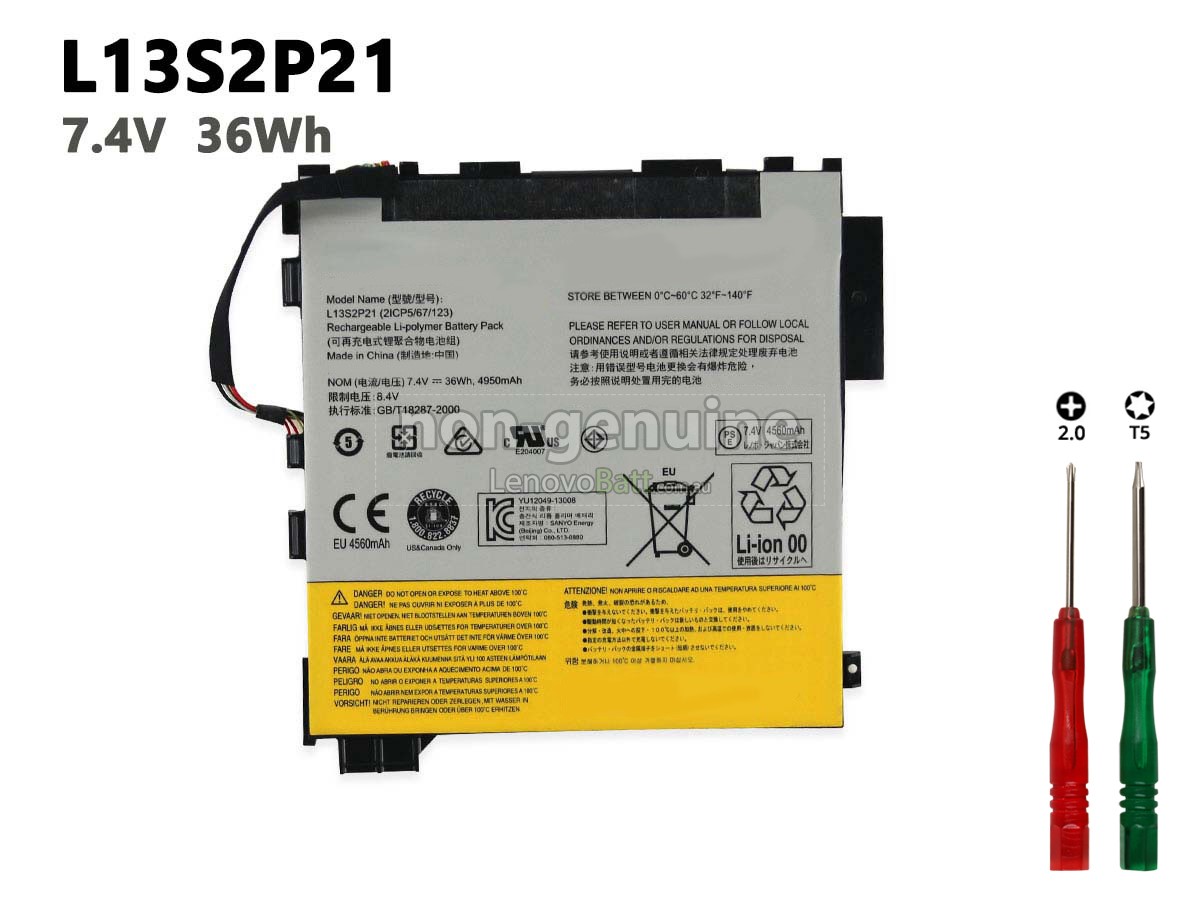 7.4V 36Wh battery for Lenovo MIIX 2 11