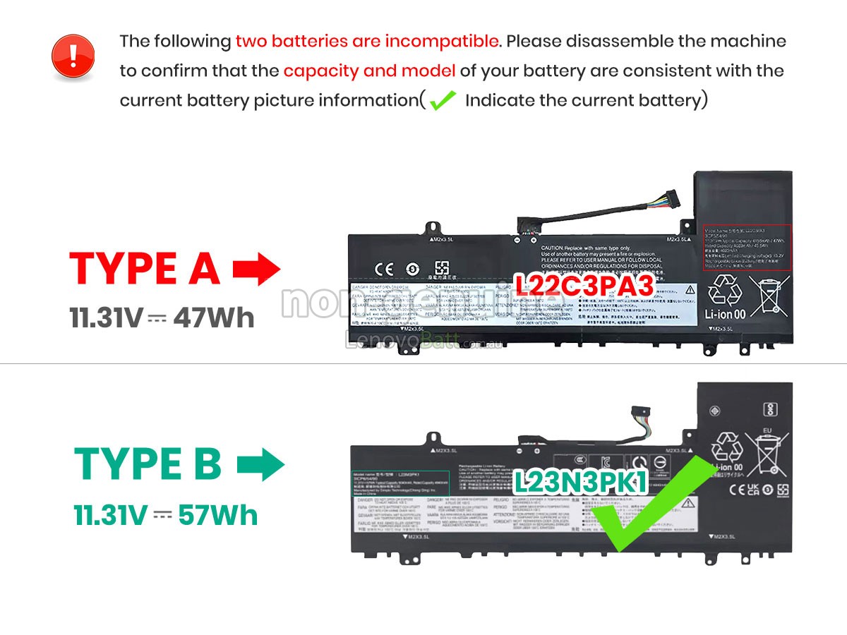 battery for Lenovo IdeaPad SLIM 5 14IMH9-83DA003WHV