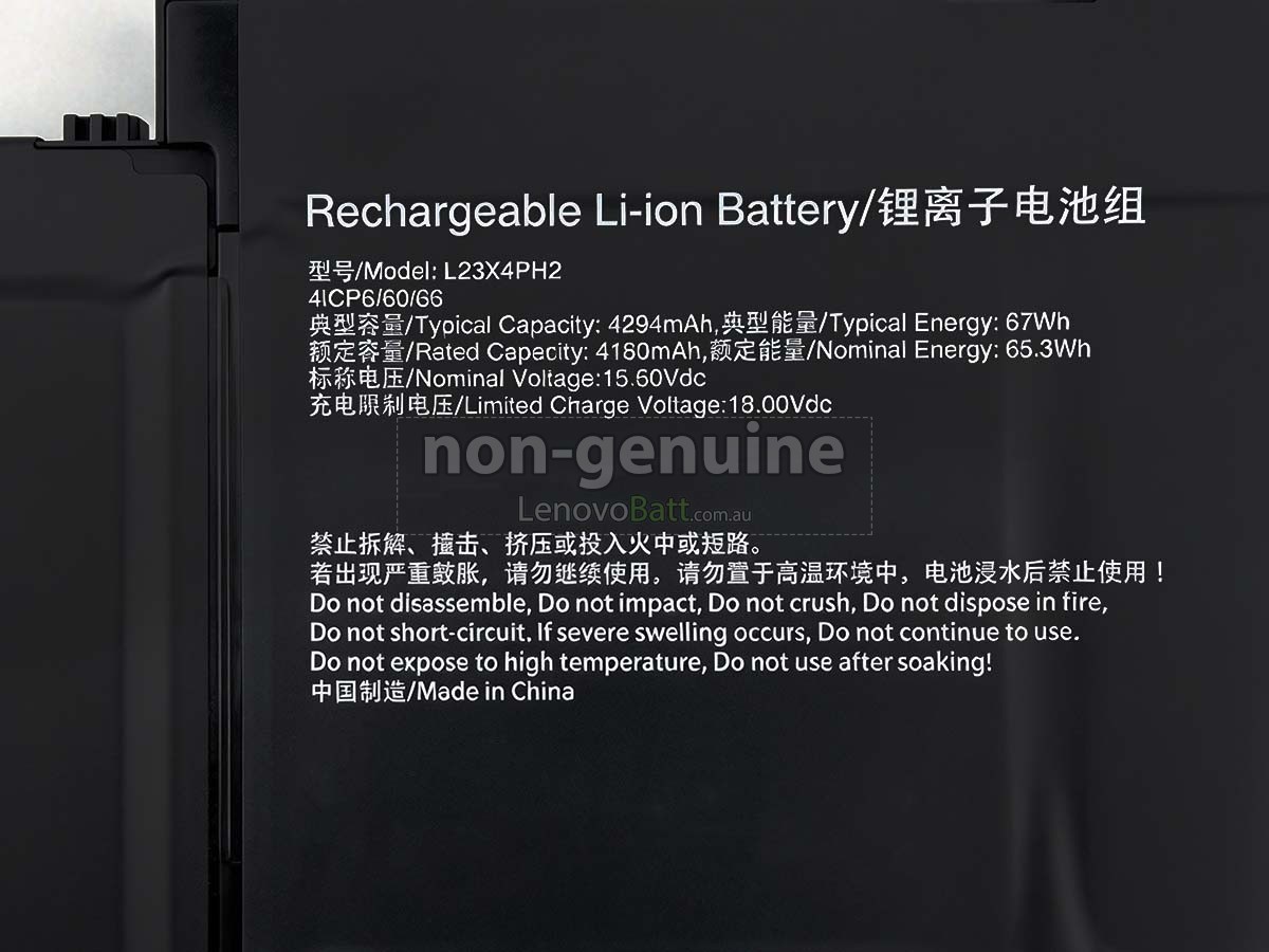 battery for Lenovo L23X4PH2