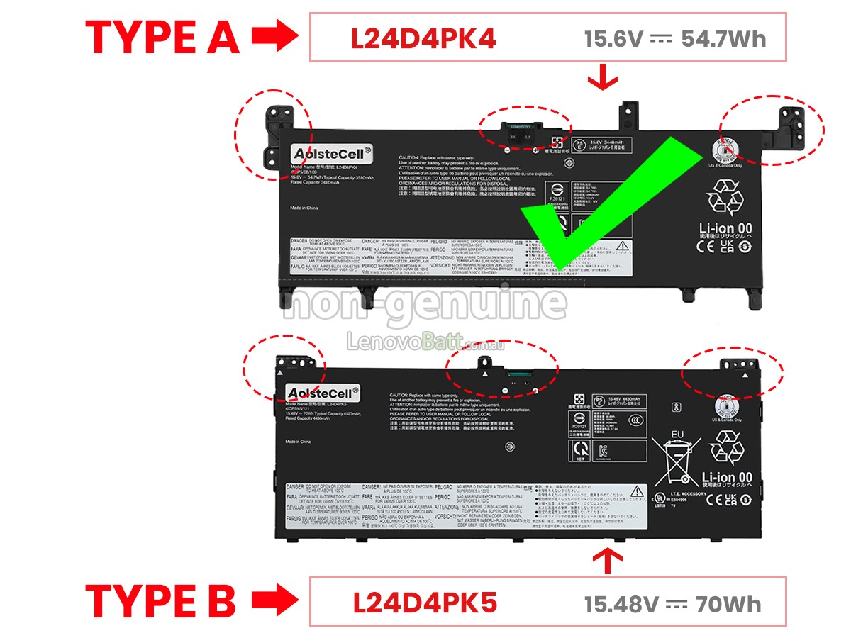 battery for Lenovo IdeaPad SLIM 5 15ARP10-83J3000PRM