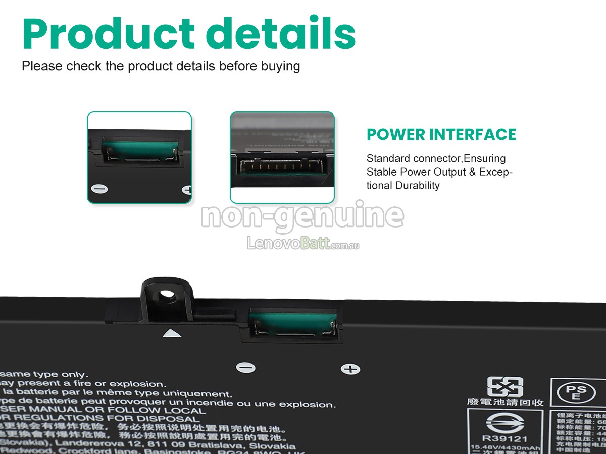 battery for Lenovo IdeaPad SLIM 5 15ARP10-83J3000PRM