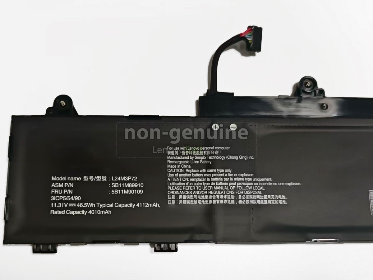 battery for Lenovo ThinkPad L16 GEN 2-21SA0015IU
