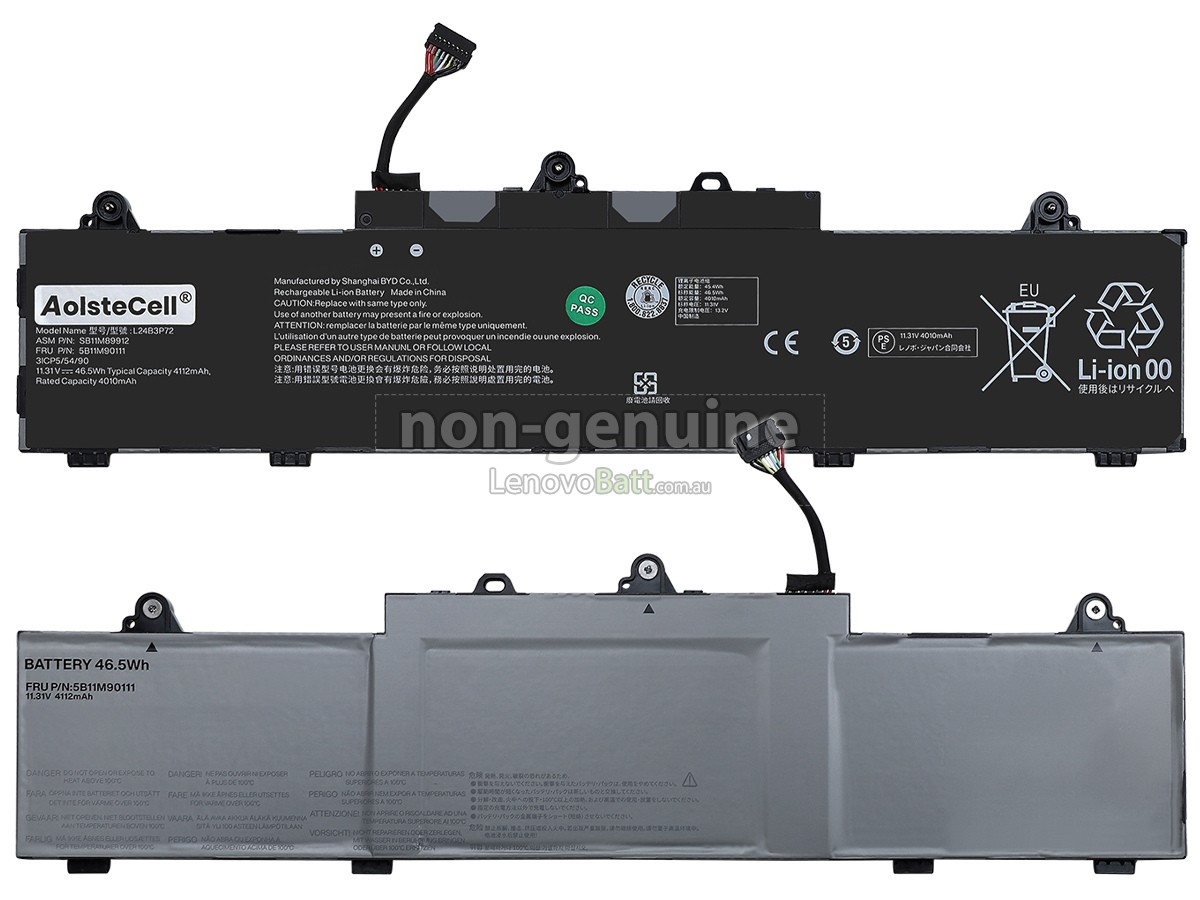 battery for Lenovo ThinkPad L16 GEN 2-21SA002LPB