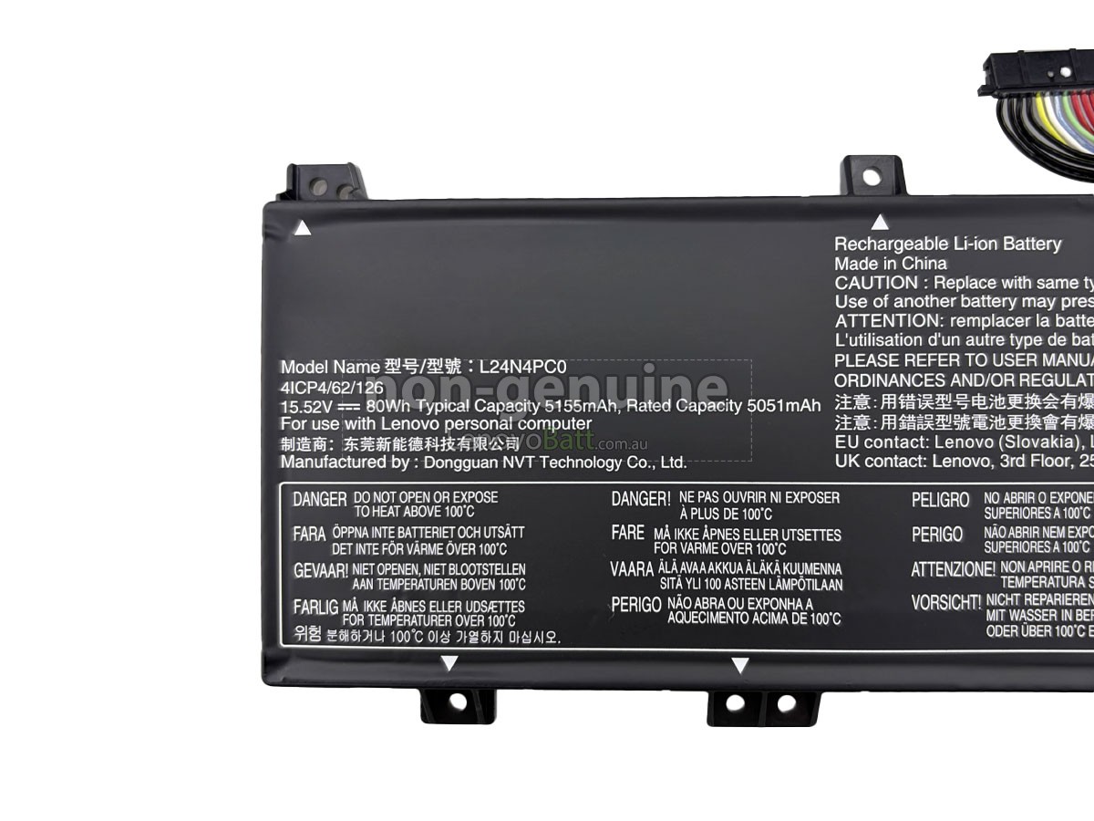 battery for Lenovo LEGION 5 15IRX10-83LY00PVMB