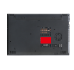 printed on the label at the bottom of the laptop